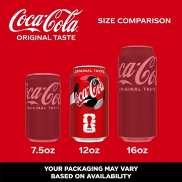 Coca-Cola Soda Soft Drink Fridge Pack 12 pk Cans