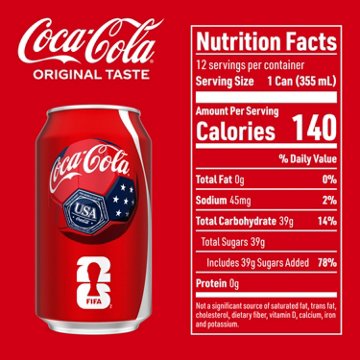 Coca-Cola Soda Soft Drink Fridge Pack 12 pk Cans, 12 oz