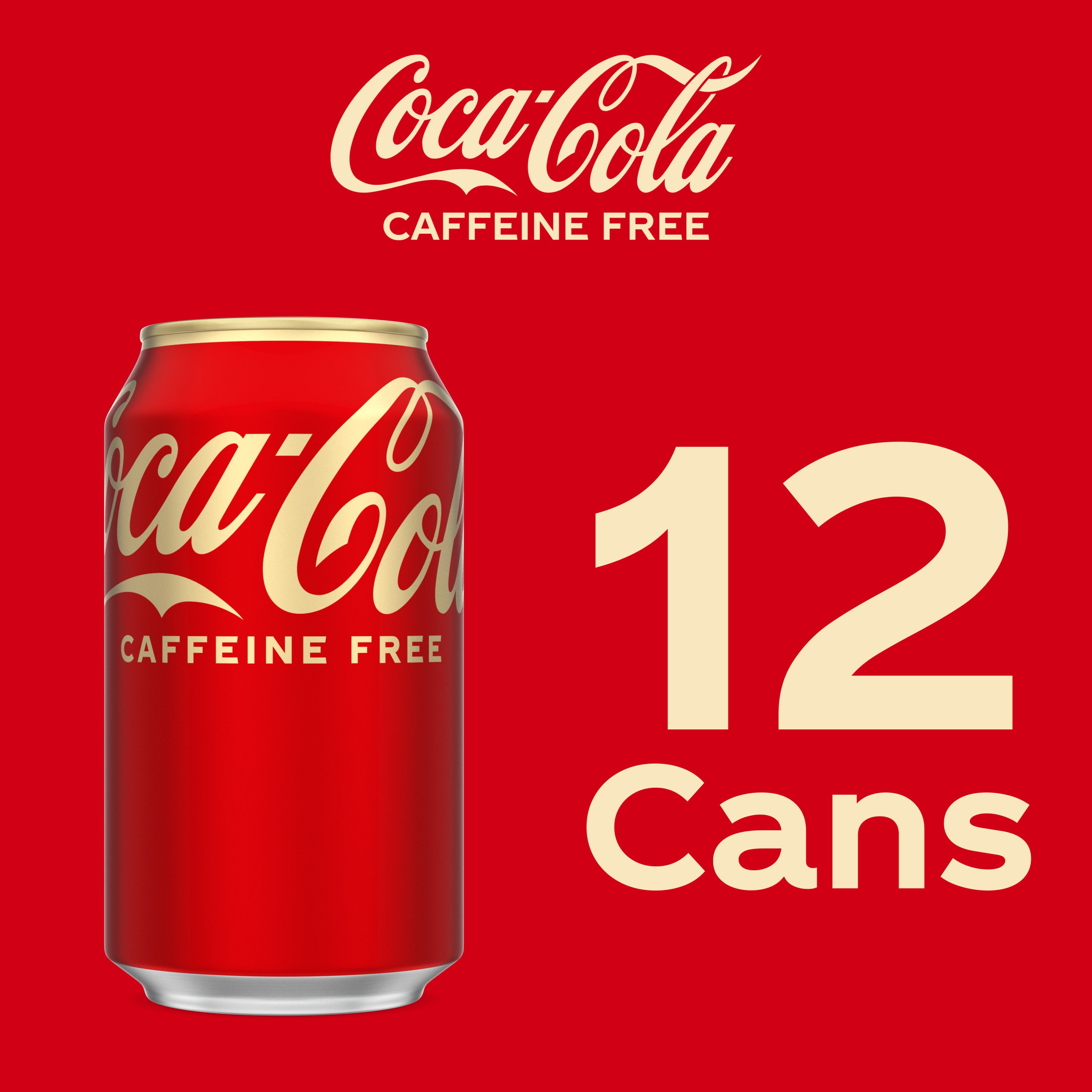 Coca-Cola Caffeine Free Soda Soft Drink 12 pk Cans - Shop Soda at