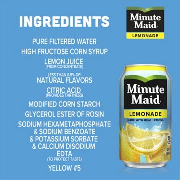 Minute Maid Lemonade 12 pk Cans