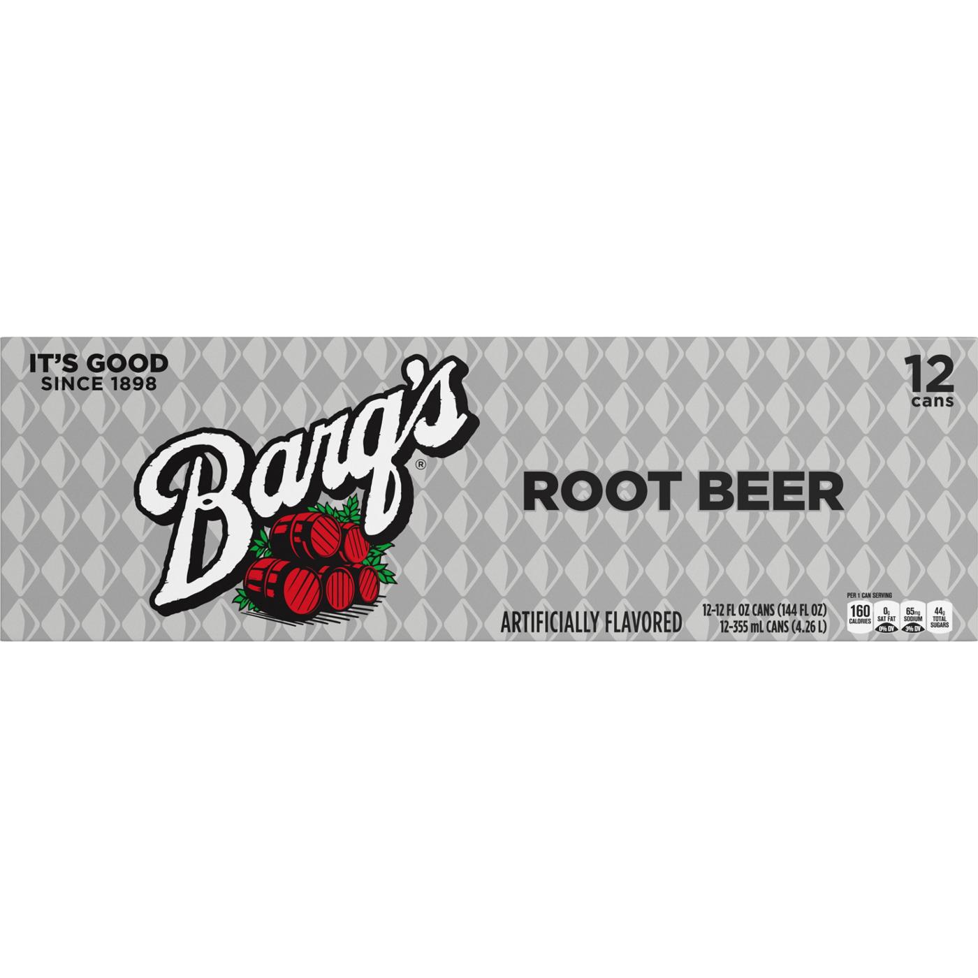 Barq's Root Beer 12 oz Cans; image 1 of 3