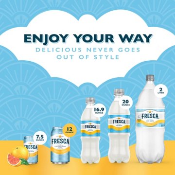 Fresca Grapefruit Citrus Sparkling Soda Water