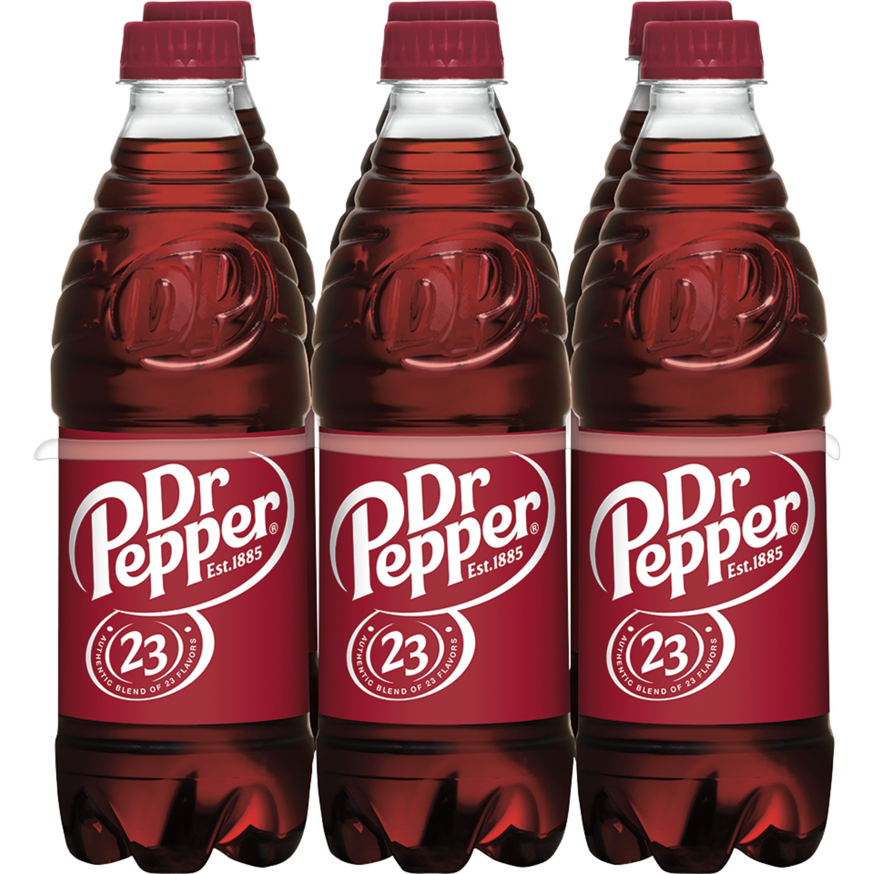 Dr Pepper Soda 16.9 oz Bottles Shop Soda at HEB
