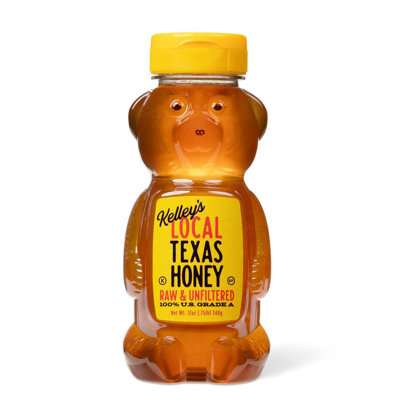Kelley's Raw Unfiltered Local Texas Honey; image 1 of 4