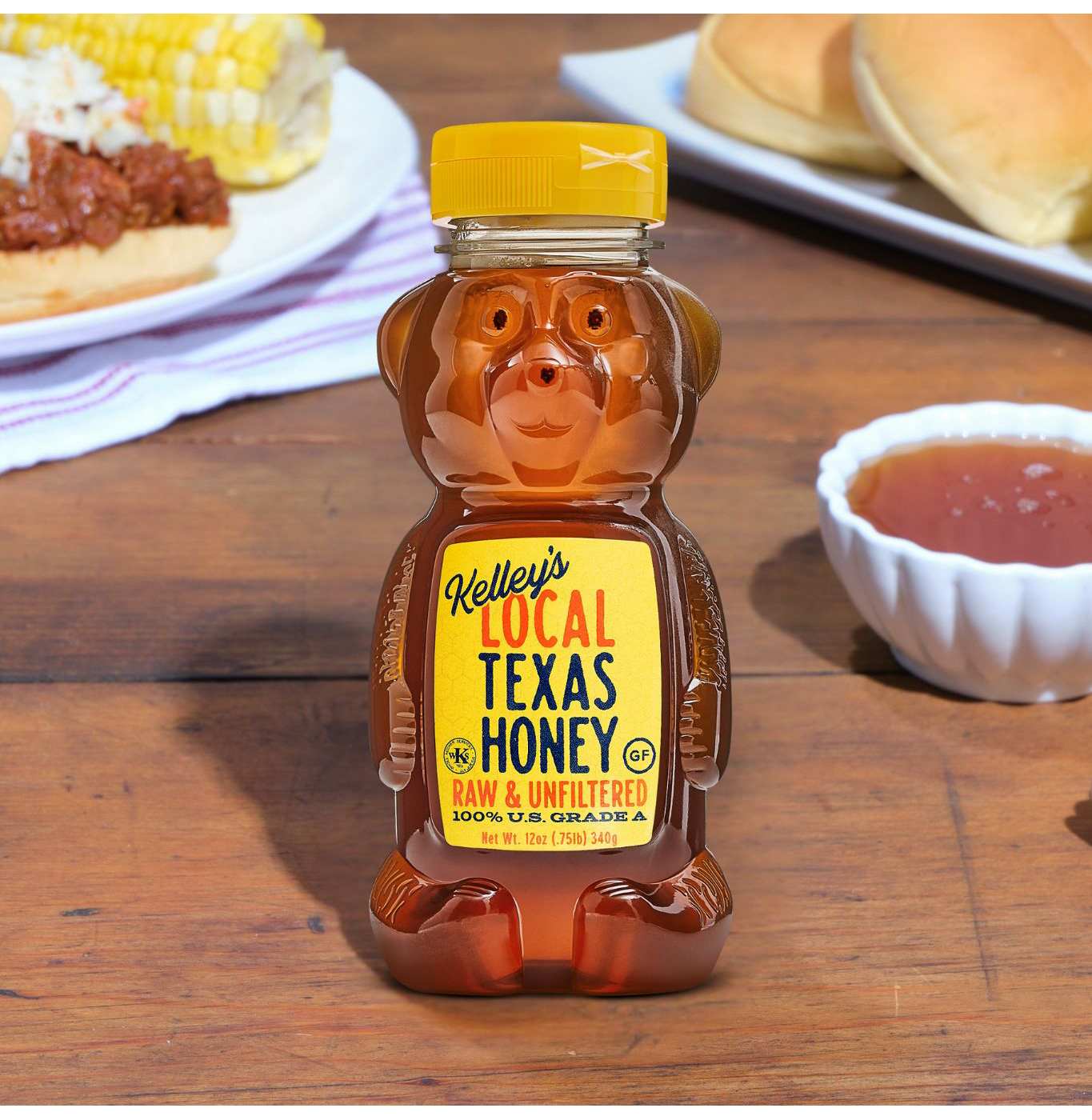 Kelley's Raw Unfiltered Local Texas Honey; image 2 of 4