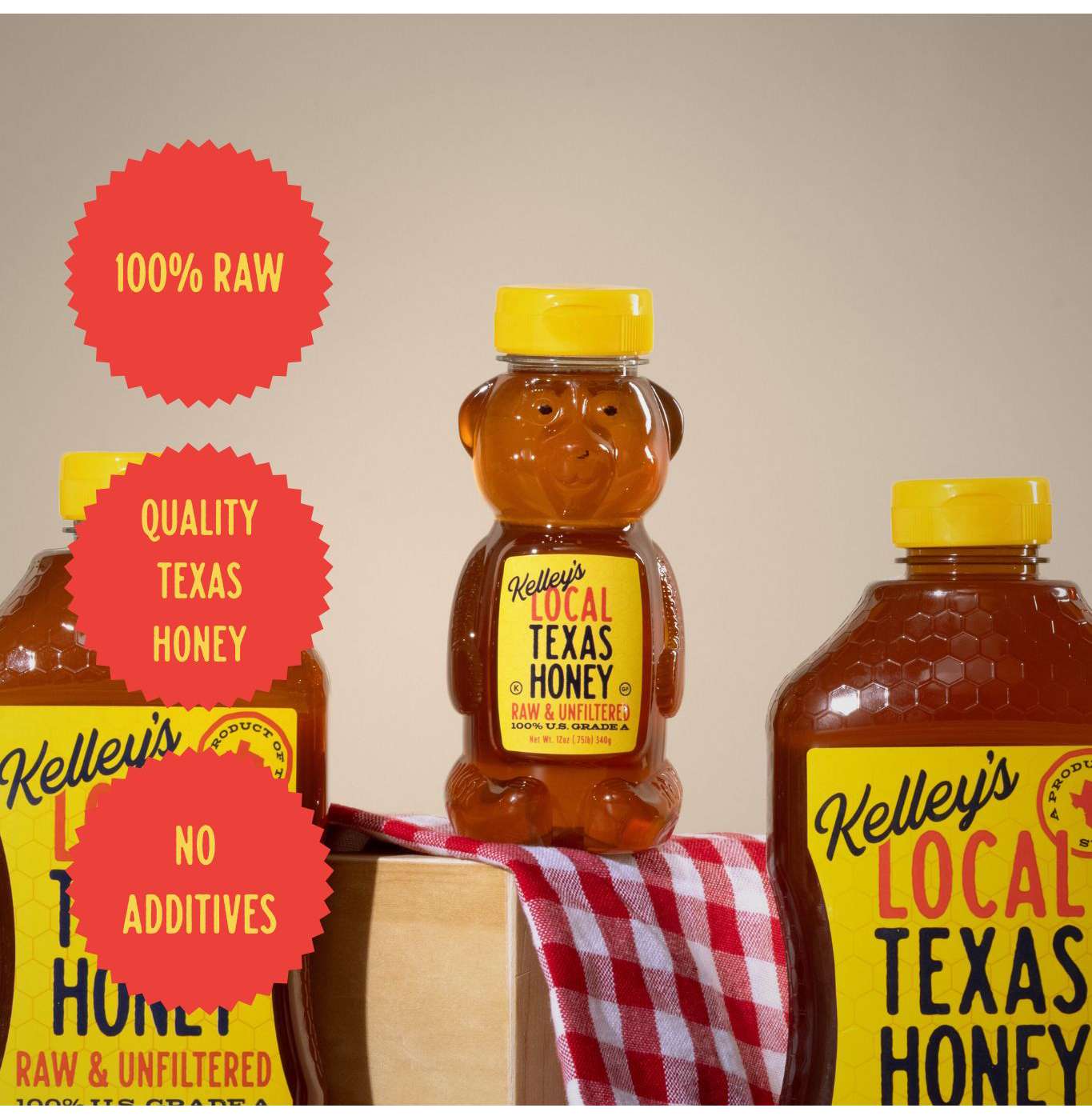 Kelley's Raw Unfiltered Local Texas Honey; image 3 of 4