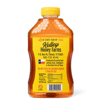 Kelley's Raw Unfiltered Local Texas Honey, 40 oz