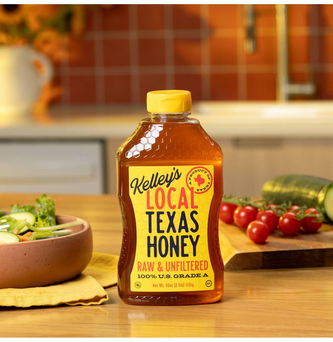 Kelley's Raw Unfiltered Local Texas Honey; image 4 of 5