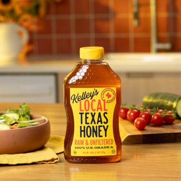 Kelley's Raw Unfiltered Local Texas Honey, 40 oz