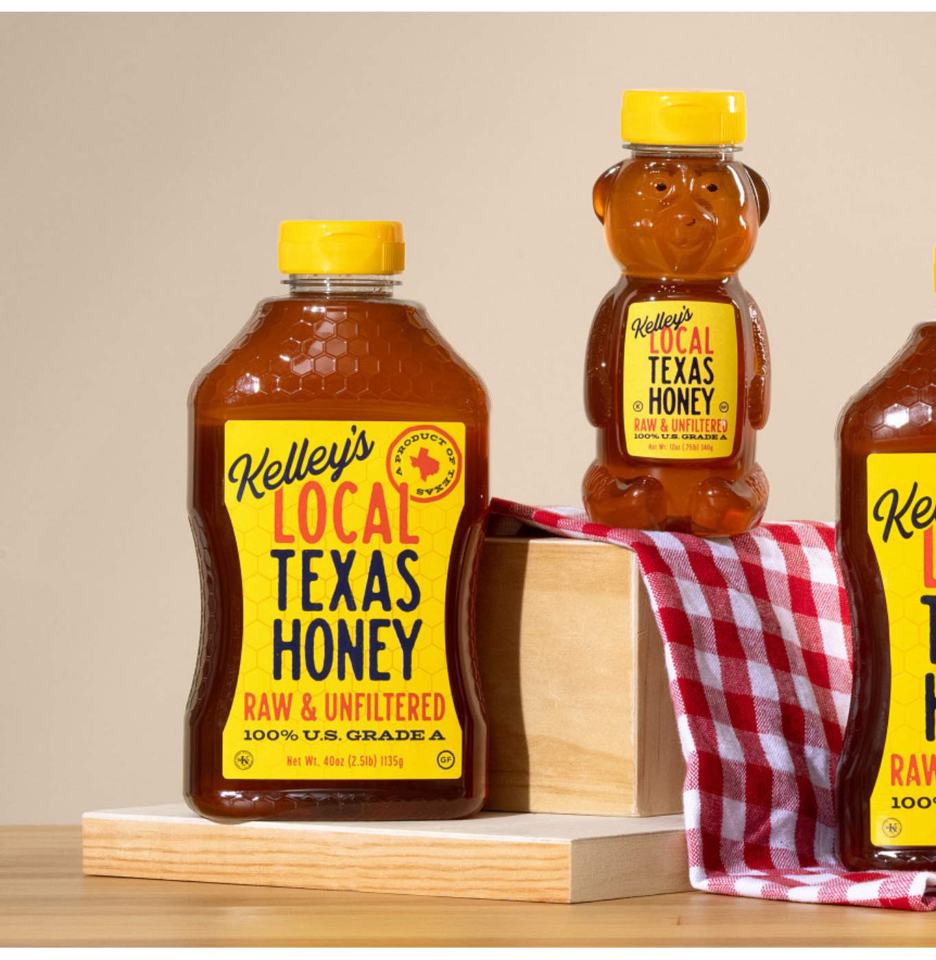 Kelley's Raw Unfiltered Local Texas Honey; image 5 of 5