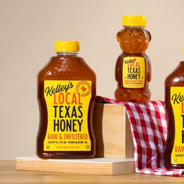 Kelley's Raw Unfiltered Local Texas Honey, 40 oz