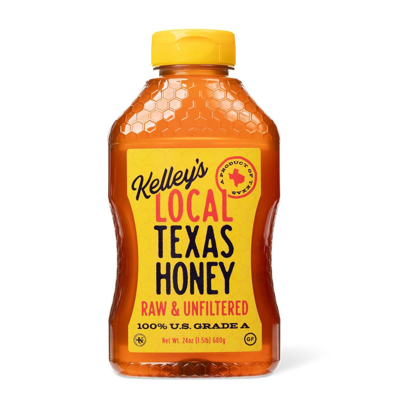 Kelley's Raw Unfiltered Local Texas Honey; image 1 of 5