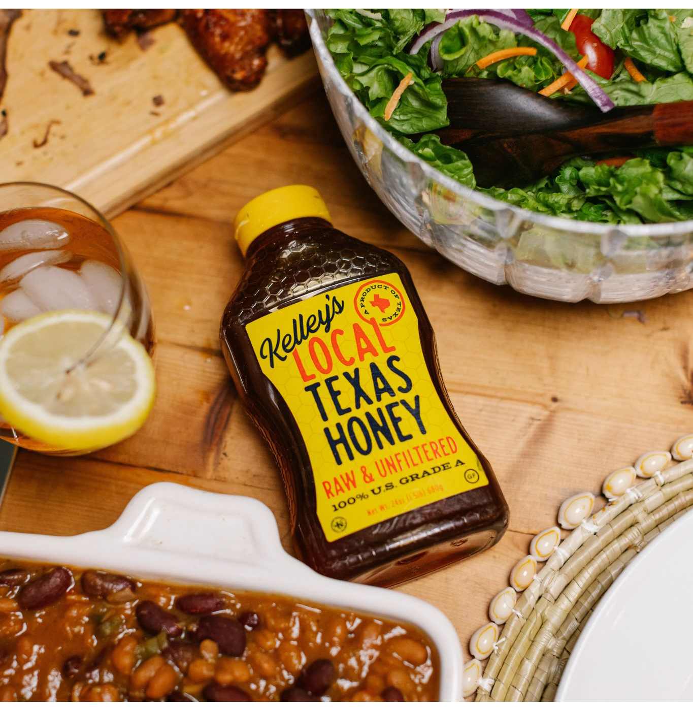 Kelley's Raw Unfiltered Local Texas Honey; image 3 of 5