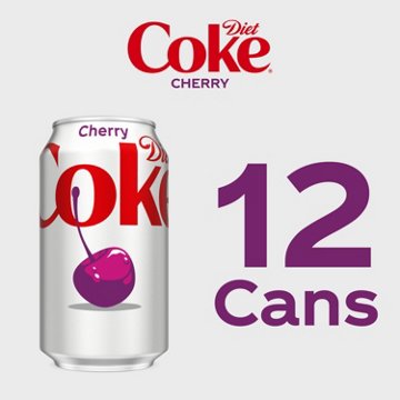 Coca-Cola Cherry Diet Coke 12 oz Cans