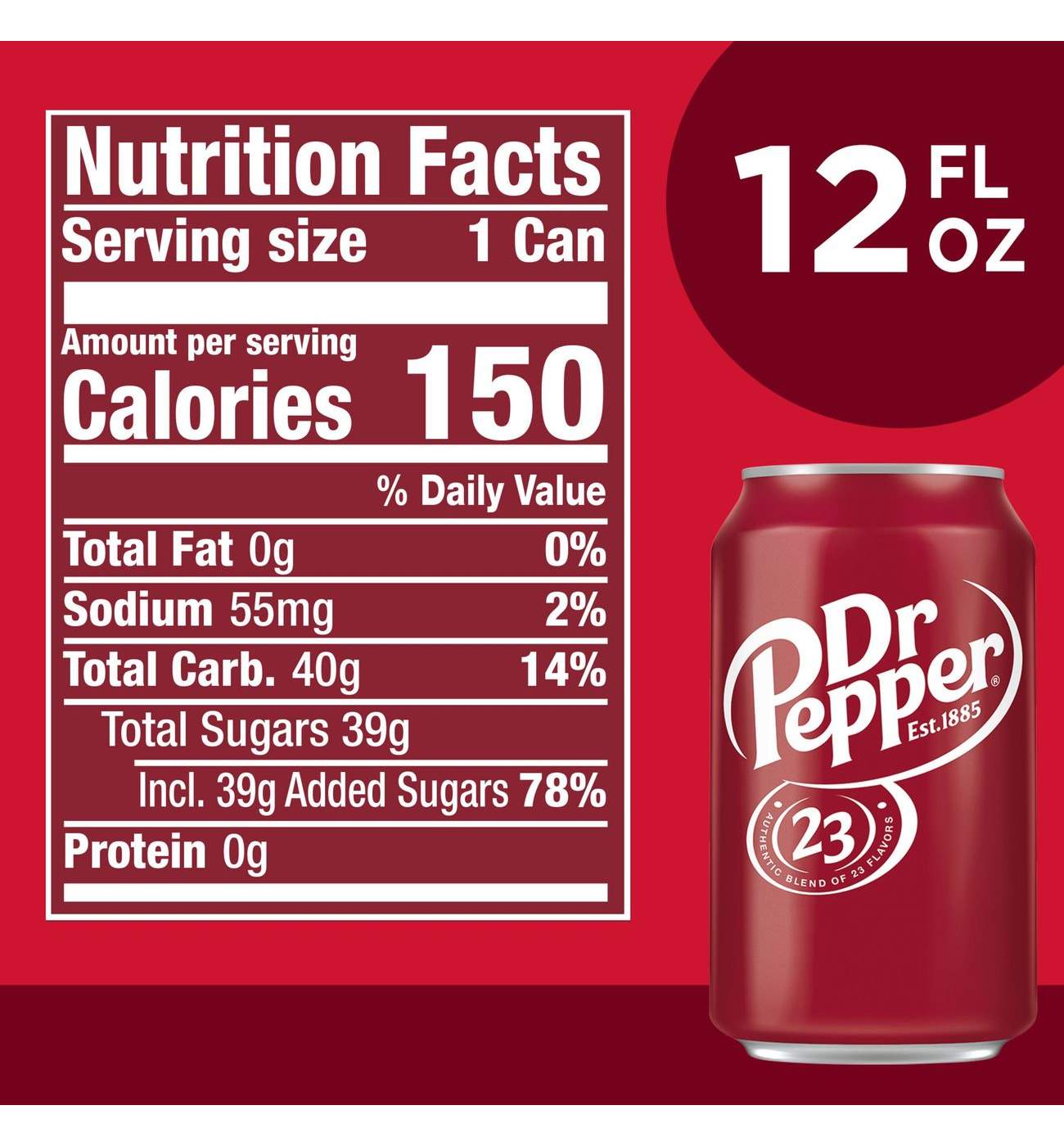 Dr Pepper Soda 12 pk Cans; image 4 of 6