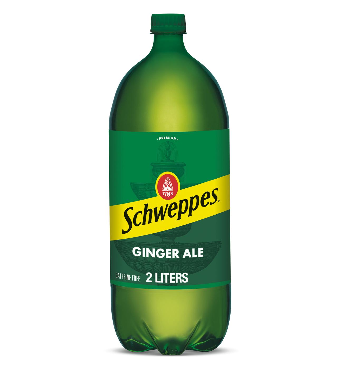 Schweppes Caffeine Free Ginger Ale Soda; image 1 of 4