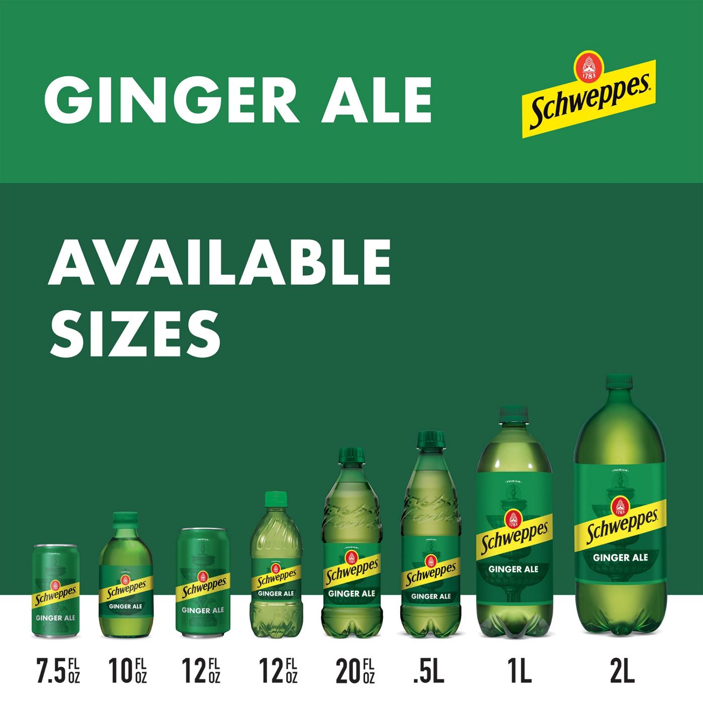 Schweppes Caffeine Free Ginger Ale Soda; image 2 of 4