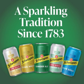 Schweppes Caffeine Free Ginger Ale Soda