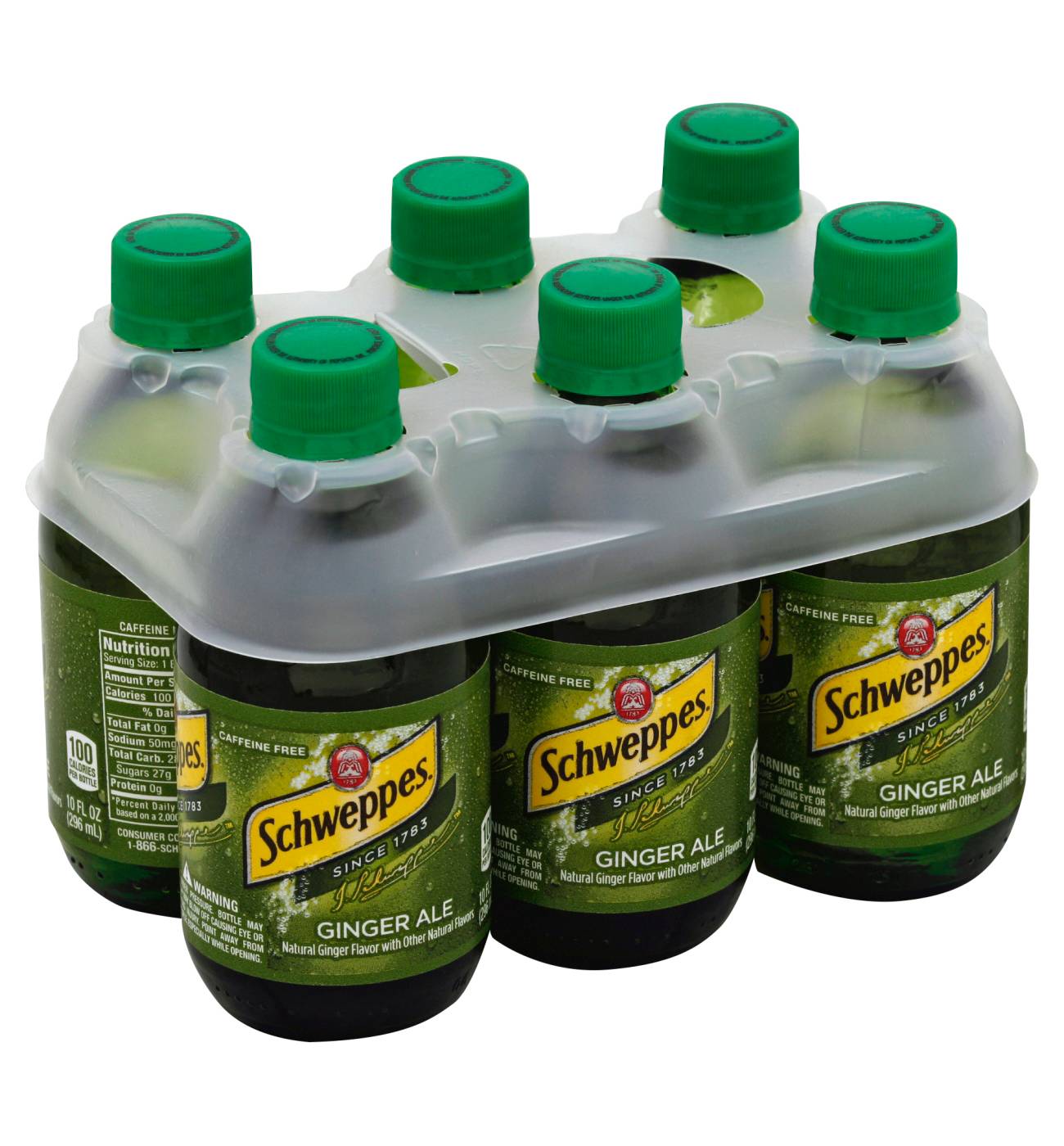 Schweppes Ginger Ale 10 oz Glass Bottles; image 1 of 2
