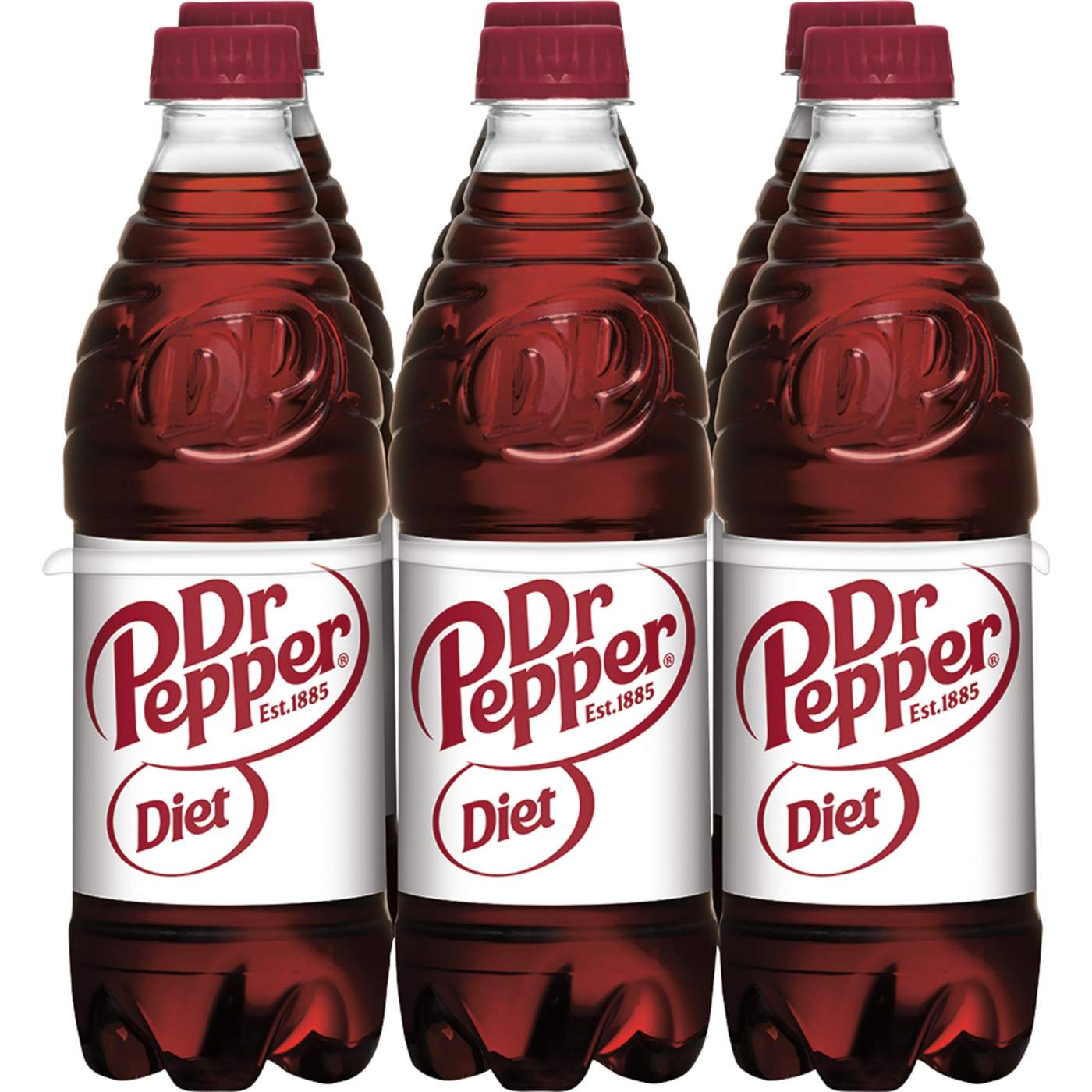 Dr Pepper Diet Soda .5 L Bottles; image 1 of 2