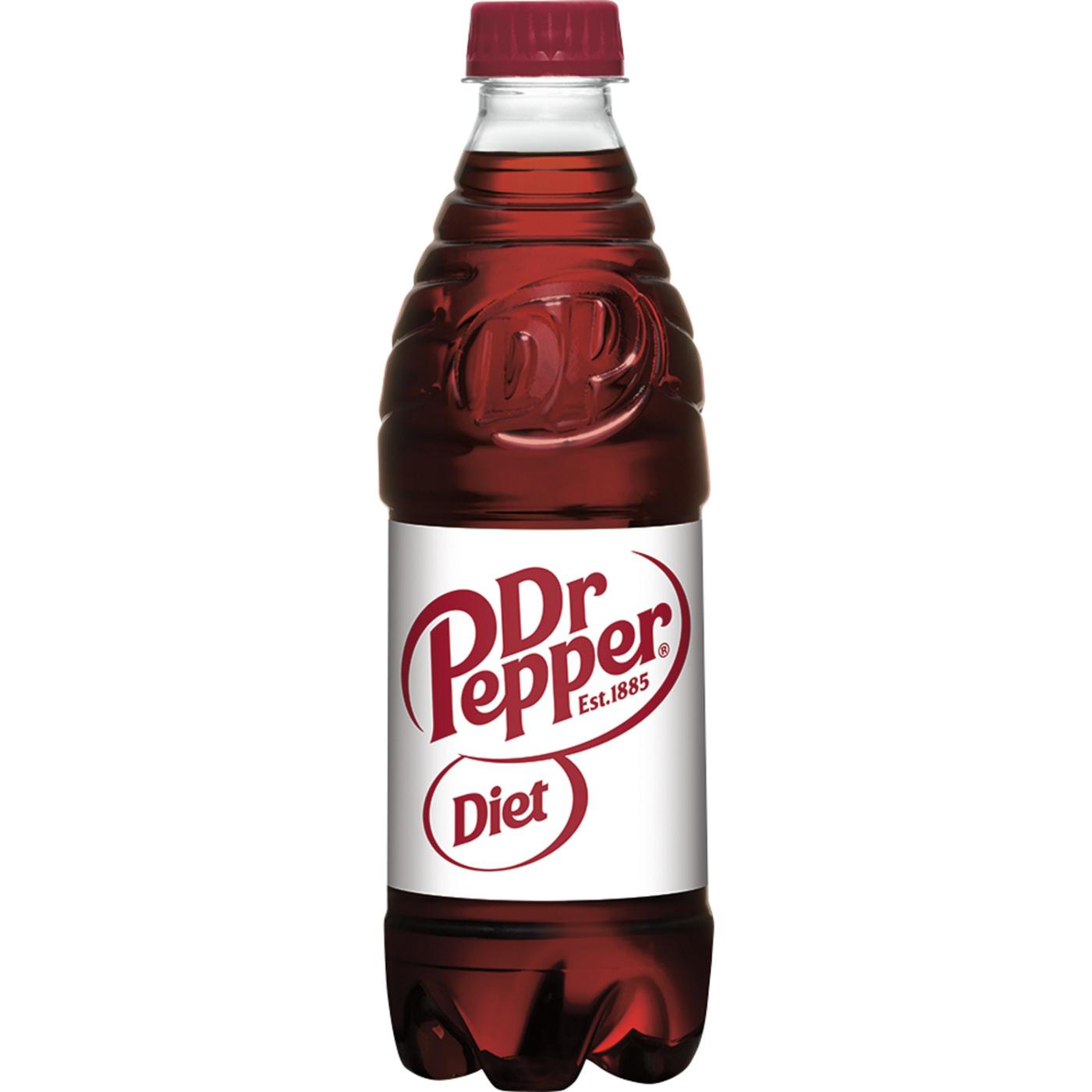 Dr Pepper Diet Soda 6 pk Bottles; image 6 of 7