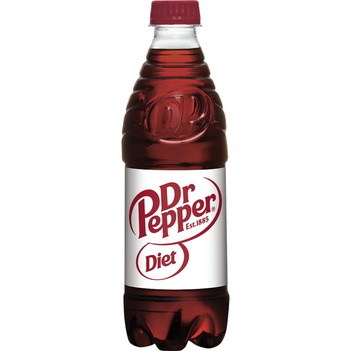 Dr Pepper Diet Soda .5 L Bottles; image 6 of 7