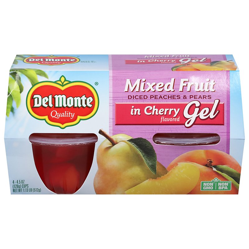 Dole Fruit Bowls - Mixed Fruit in Black Cherry Flavored Gel - Shop Mixed  Fruit at H-E-B