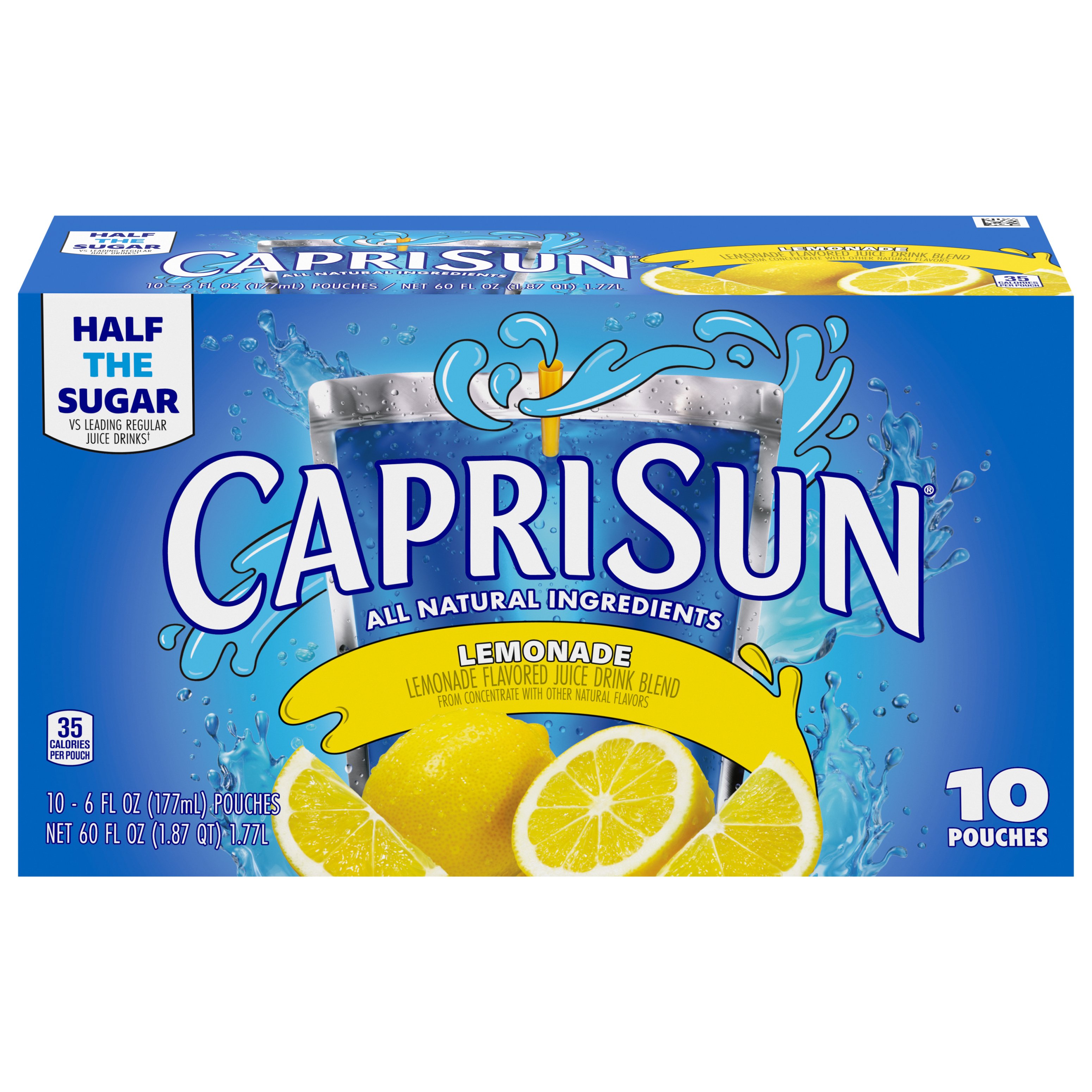 Capri Sun Lemonade Juice Drink 6 oz Pouches