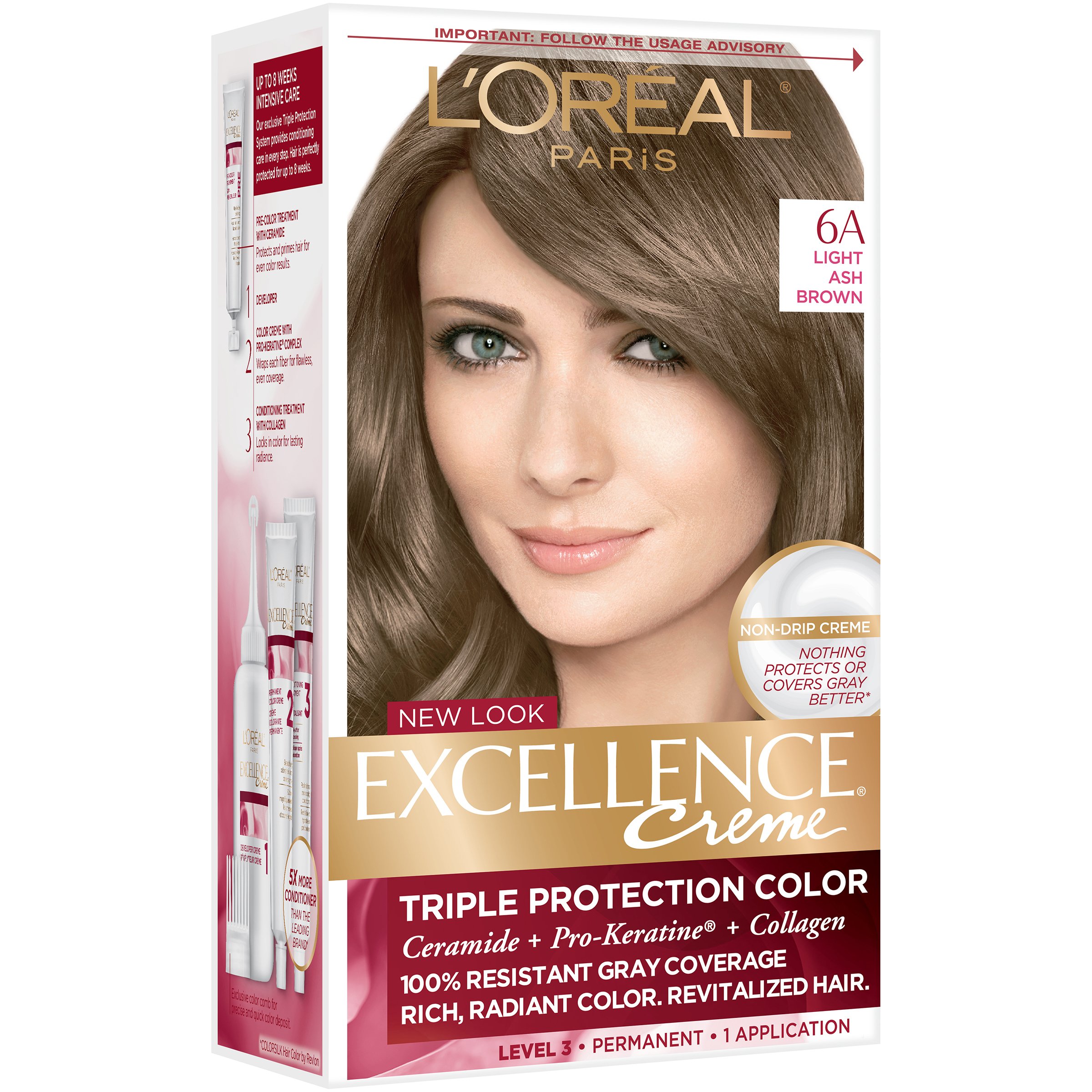 Loreal Excellence Hair Color Light Ash Brown - jule-freedom