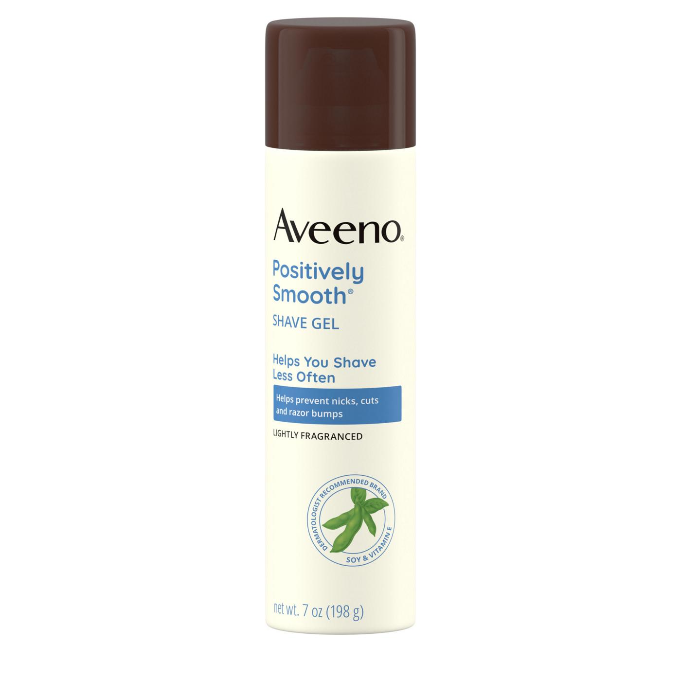 Aveeno Positively Smooth Shave Gel; image 1 of 4