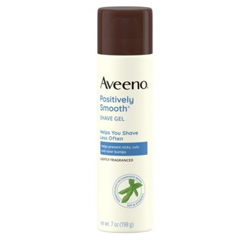 Aveeno Positively Smooth Shave Gel, 7 oz