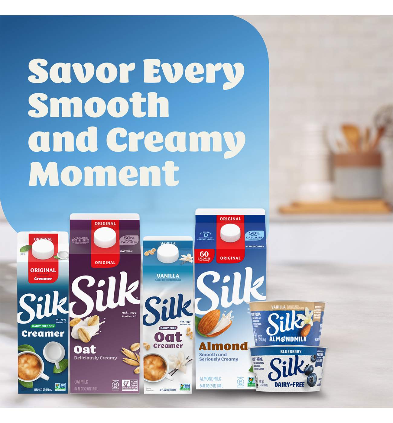 Silk Dairy-Free Soy Milk Coffee Creamer - Original; image 4 of 12