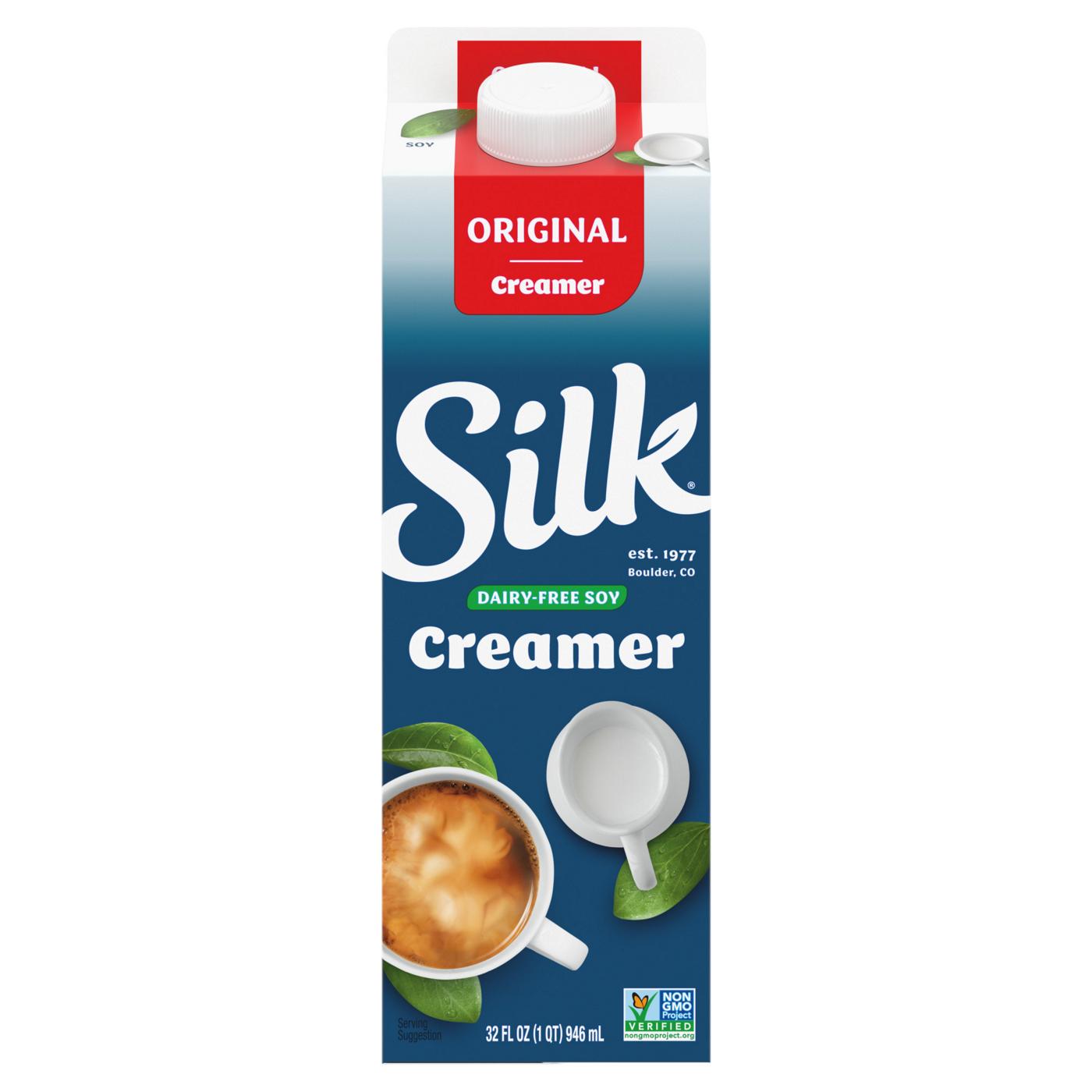 Silk Soy Creamer, Original, Dairy Free, Gluten Free; image 1 of 2