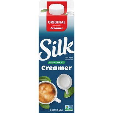 Silk Dairy Free Soy Milk Coffee Creamer - Original