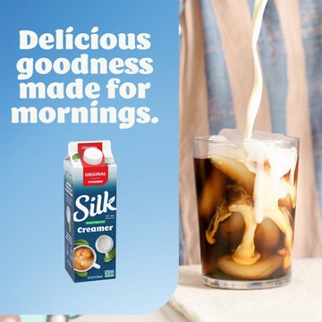Silk Dairy Free Soy Milk Coffee Creamer - Original