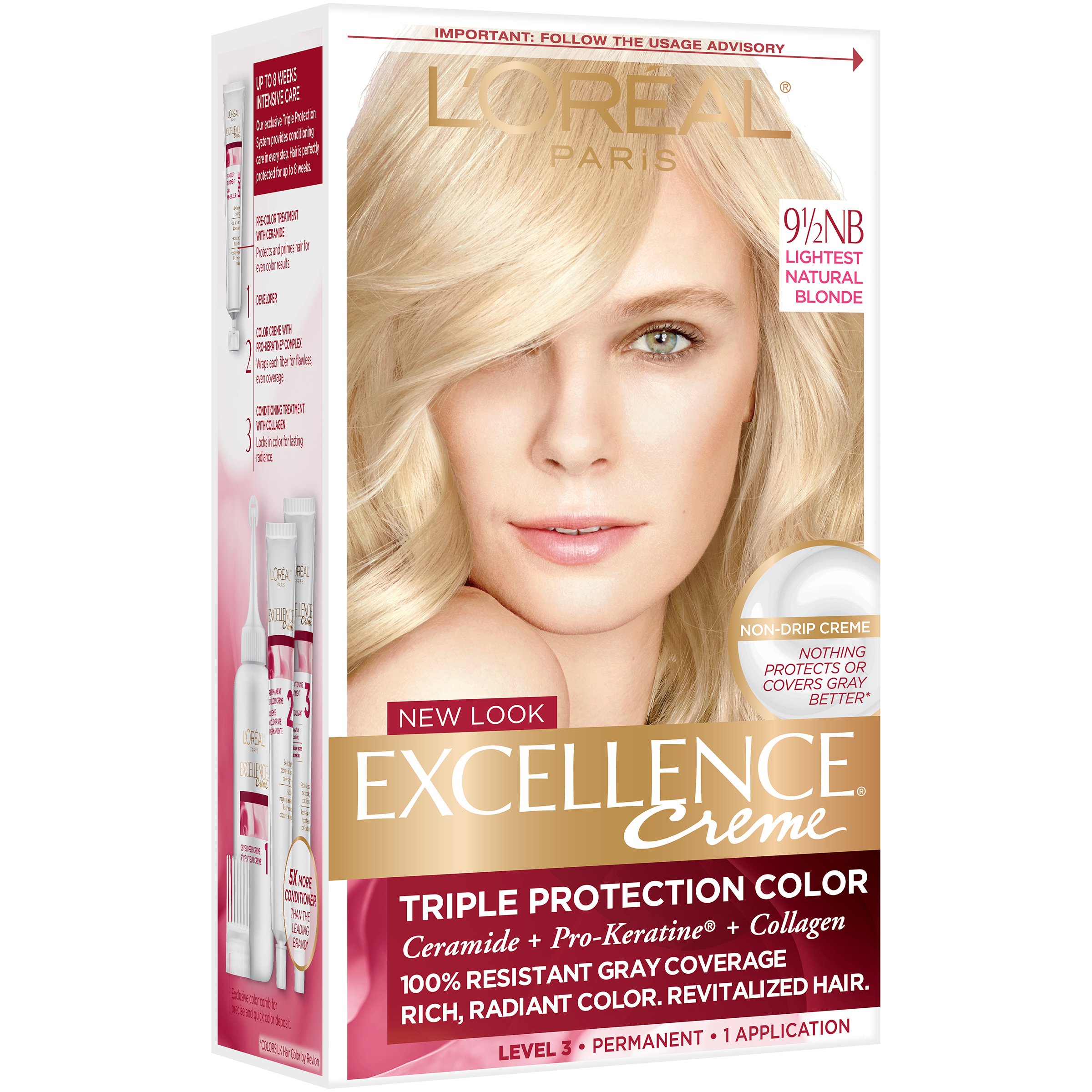 L Oreal Paris Excellence Creme Permanent Hair Color 02 Extra Light Natural Blonde Ph