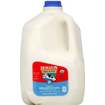Horizon Organic 2% Reduced Fat Milk, 1 gal