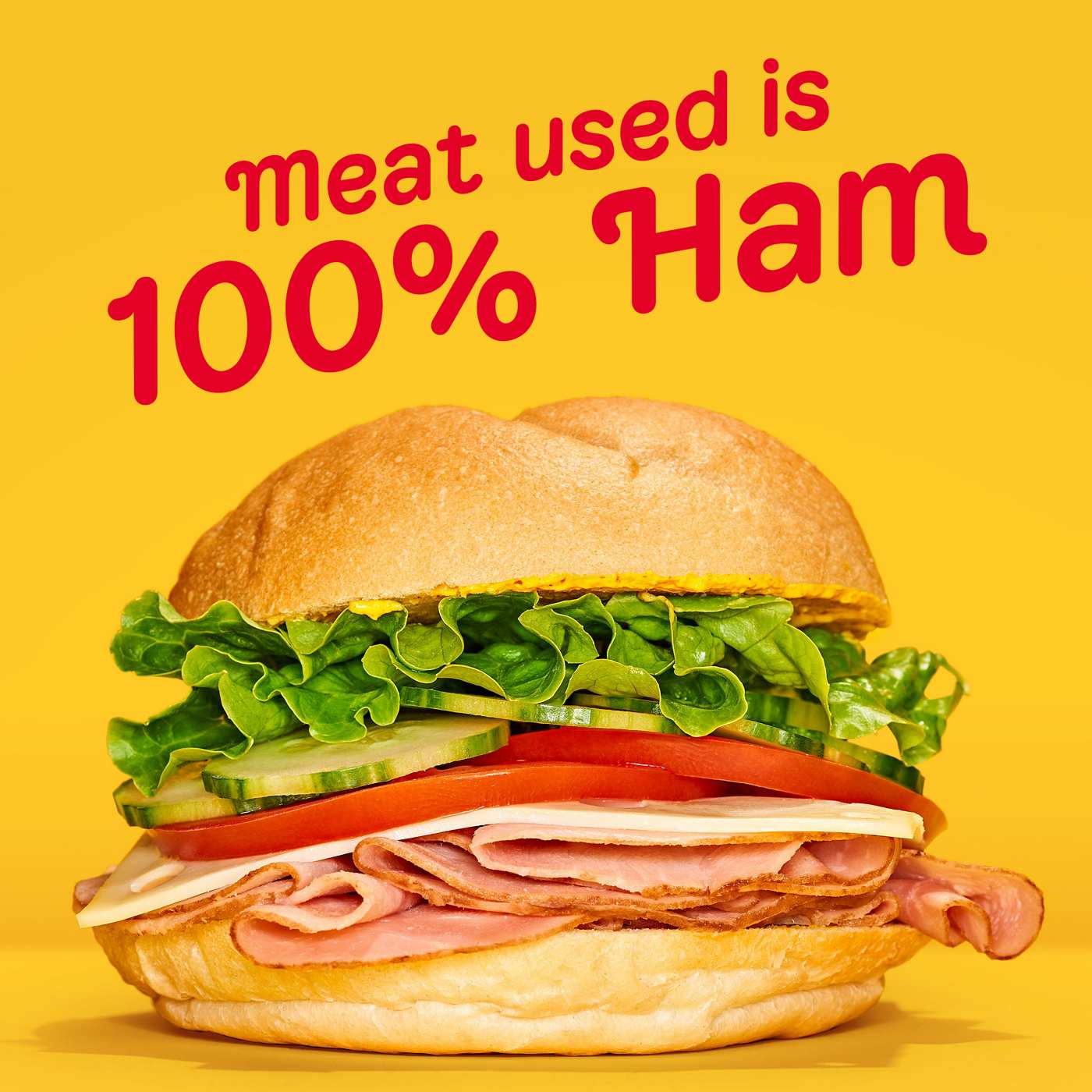 Oscar Mayer Deli Fresh Sliced Smoked Uncured Ham Lunch Meat; image 2 of 4
