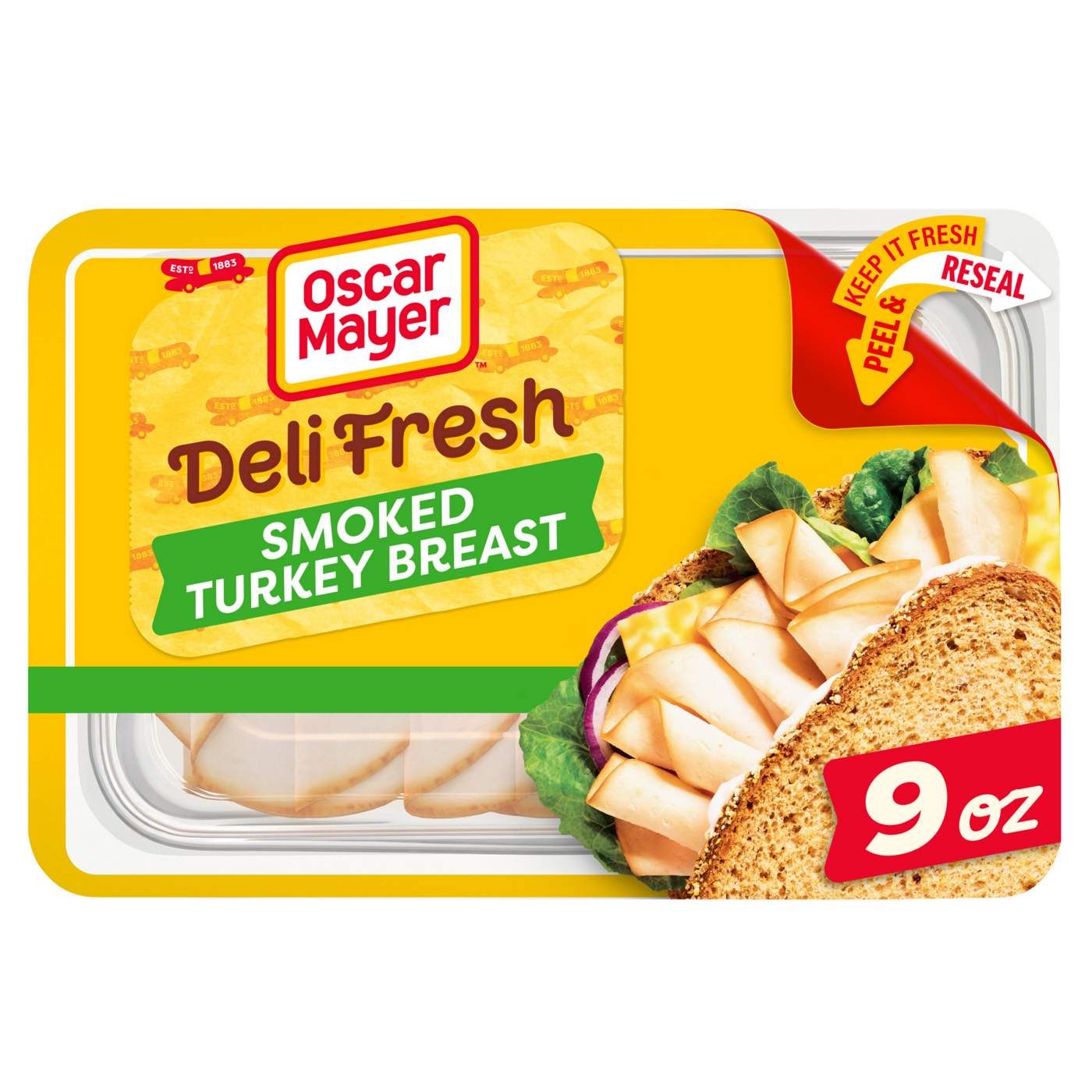 Oscar Mayer Deli Fresh Smoked Turkey Breast; image 1 of 4