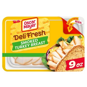 Oscar Mayer Deli Fresh Smoked Turkey Breast, 9 oz