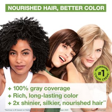 Garnier Nutrisse Nourishing Hair Color Creme - 30 Darkest Brown