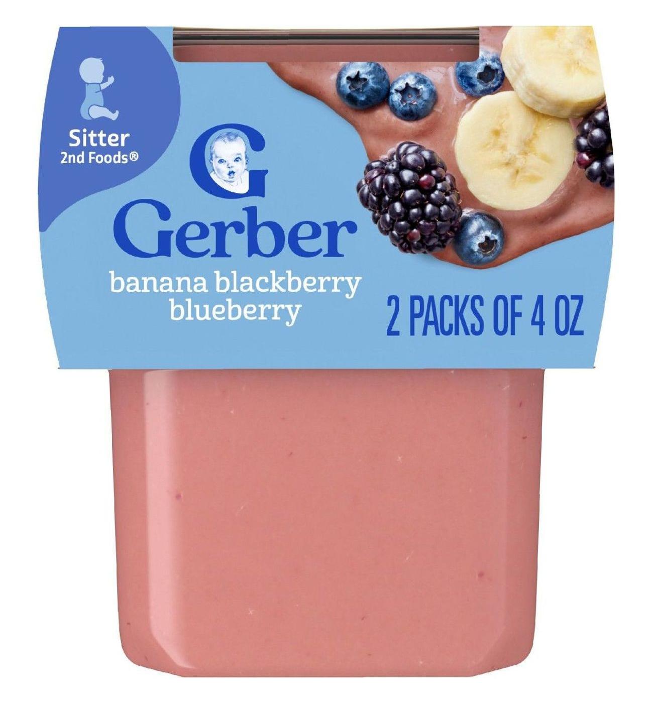 Gerber Natural for Baby Wonderfoods - Banana Blackberry & Blueberry; image 1 of 8