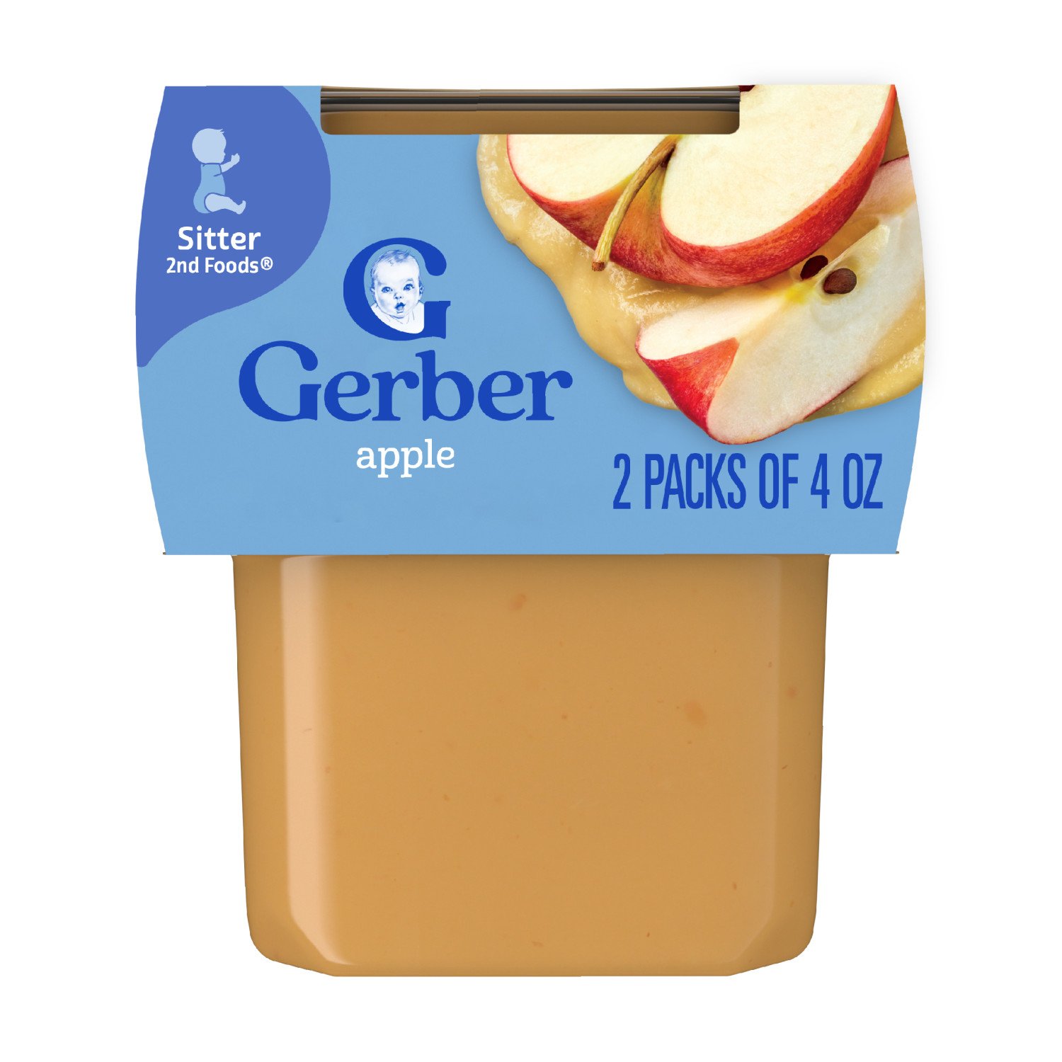 Gerber Natural for Baby 2nd Foods Apple Shop Baby food at HEB
