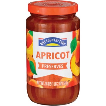 Hill Country Fare Apricot Preserves, 18 oz