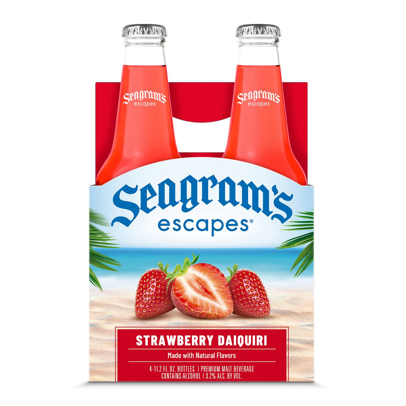 Seagram's Escapes Strawberry Daiquiri Bottles 4 pk; image 1 of 2