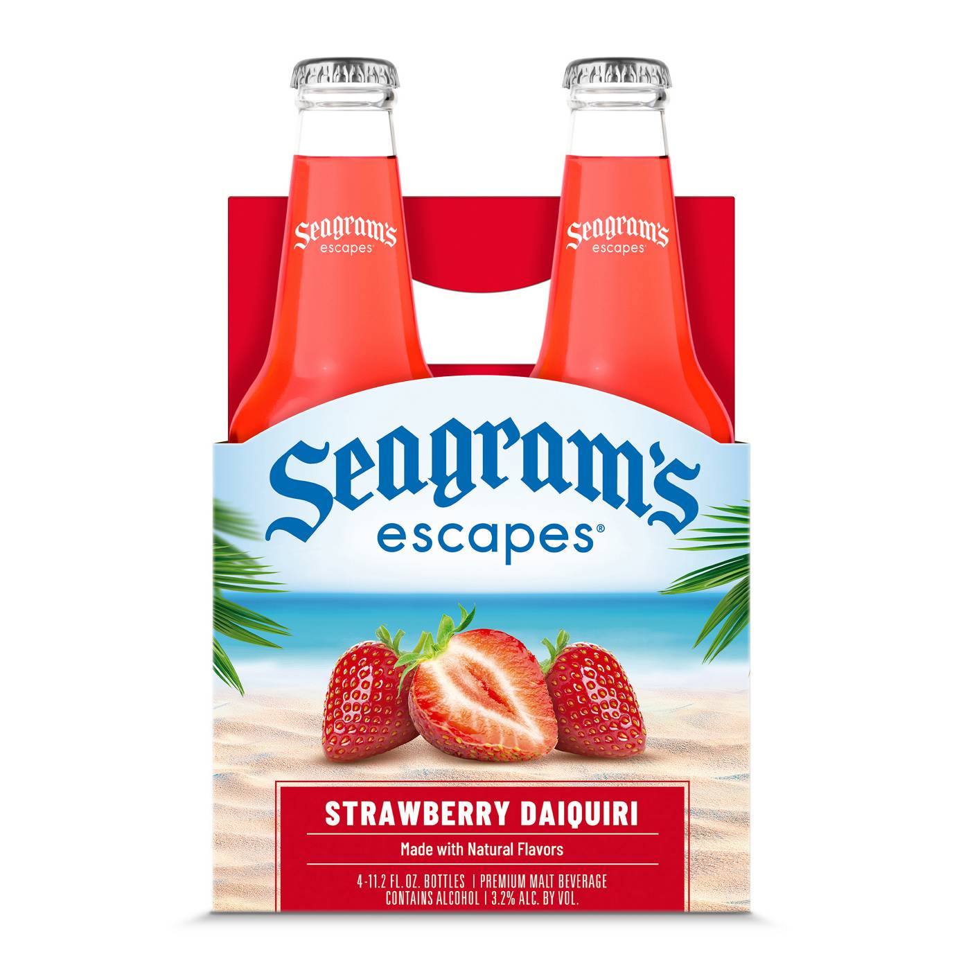 Seagram's Escapes Strawberry Daiquiri 4 pk Bottles; image 1 of 2
