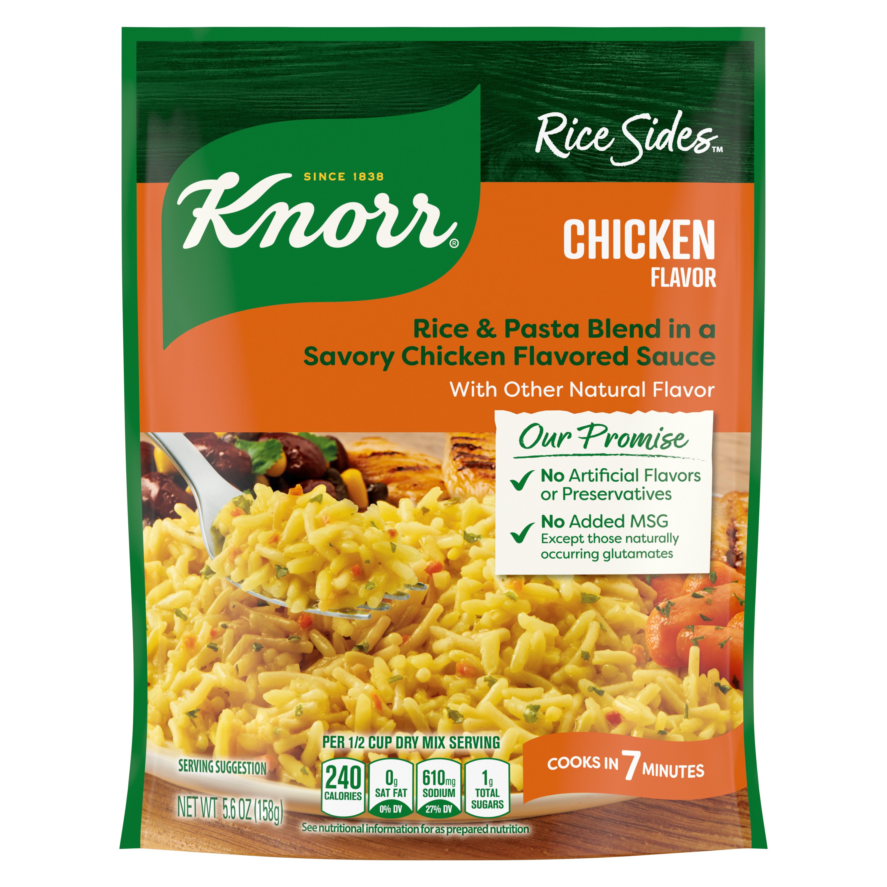 Knorr Rice Sides Chicken Flavor - Shop Pasta & Rice at H-E-B