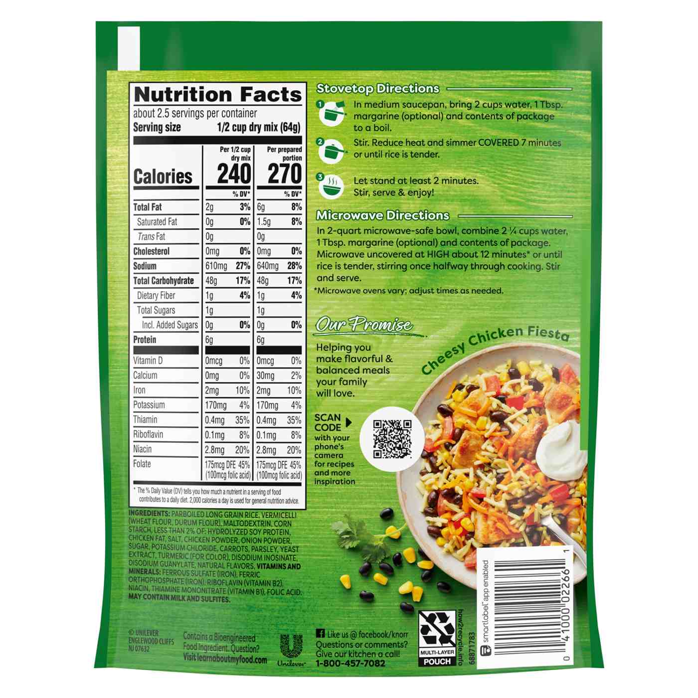 Knorr Rice Sides Chicken Long Grain Rice and Vermicelli Pasta Blend; image 7 of 9