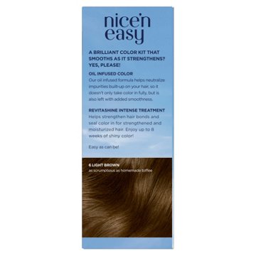 Clairol Nice 'N Easy Permanent Hair color - 6 Light Brown