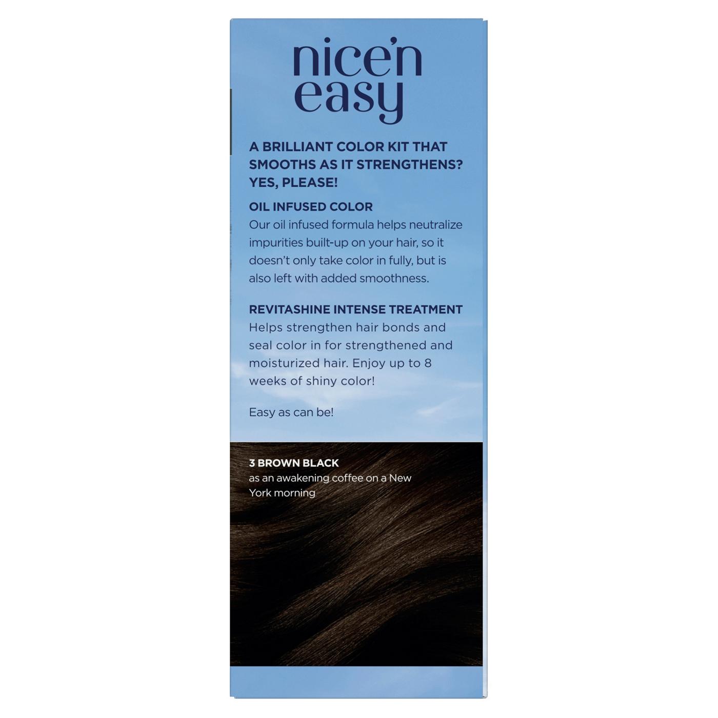 Clairol Nice 'N Easy Permanent Hair Color - 3 Brown Black; image 5 of 10